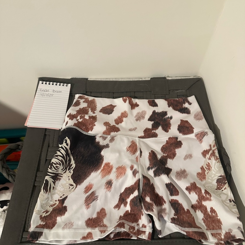 Darc sport cow print shorts